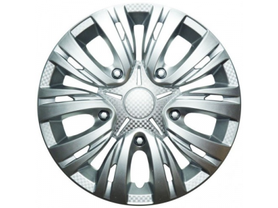 Колпаки колесные 16 дюймов Лион, серебристый, карбон