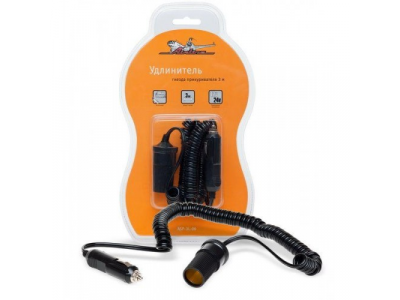 Прикуриватель-удлинитель AIRLINE в салон с витым шнуром
