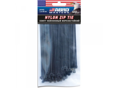 Хомут нейлоновый морозостойкий (3,6 мм х 250 мм х 100 шт)