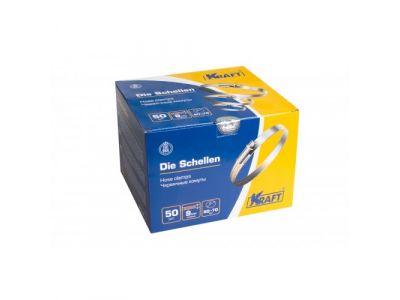 Хомут червячный 50-17 мм OBERKRAFT