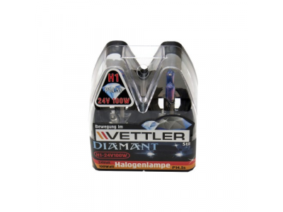 Лампа галоген.H1 24 V 100 W Diamant (к-т) (P14.5s) VETTLER