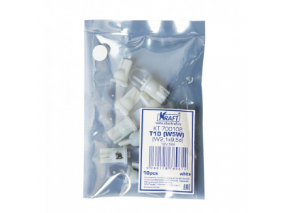 Светодиодная лампа T10 W5W (W2.1x9.5d) 12v White